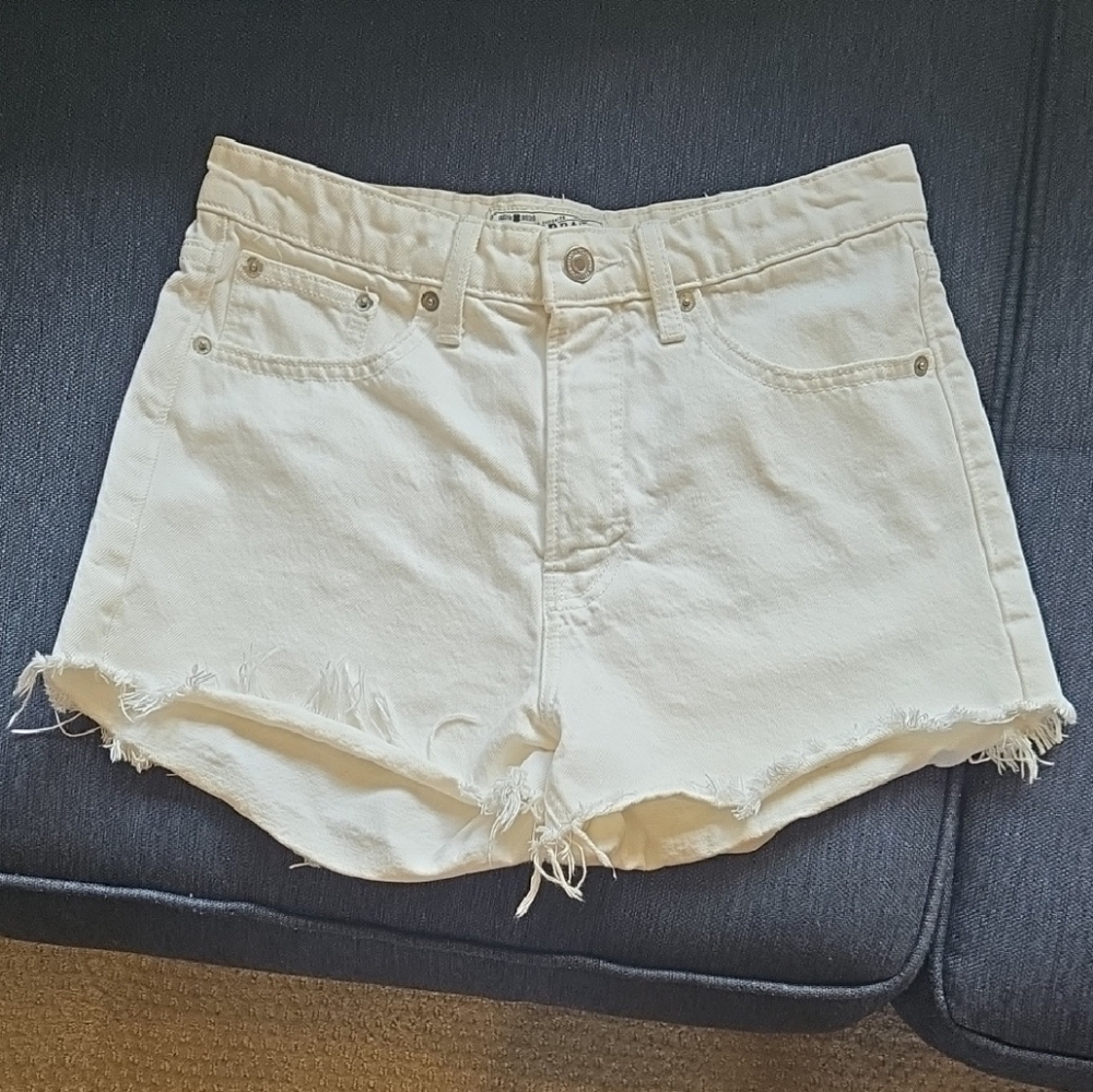 Lucky Brand White Jean Shorts